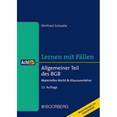 Allgemeiner Teil des BGB, Paperback von Winfried Schwabe, Richard Boorberg Verlag