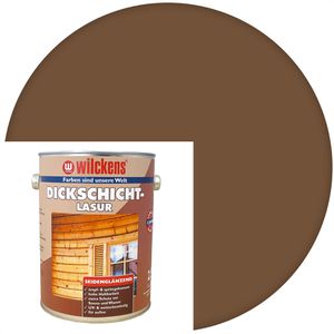 Wilckens Holzlasur Dickschichtlasur, 2,5l, außen, wetterfest, nussbaum