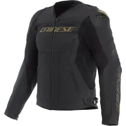 Dainese Racing 5 S26, Lederjacke - Schwarz/Gold - 52