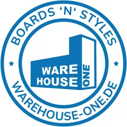 WH1 BOARDS N STYLE Die Cut Aufkleber blue - 20cm