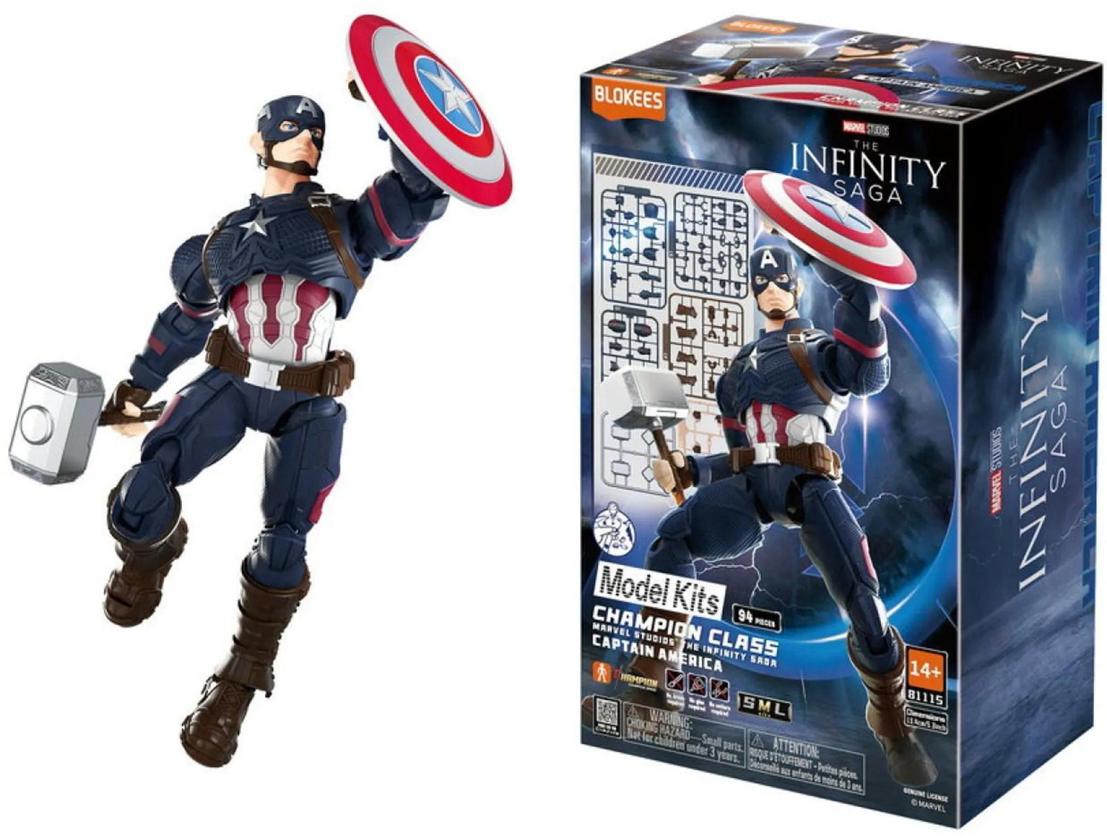 Blokees Marvel Captain America Champion Class 03 Blokkenspel