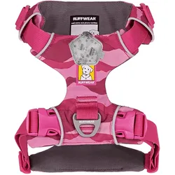 Ruffwear Hundegeschirr Front Range Harness M - pink mountains (M, Hund, Allgemein), Halsband + Leine