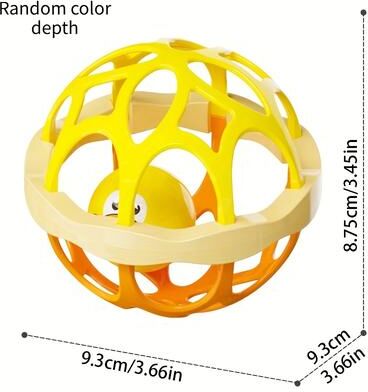 Trendy Discount Goods Sensory Baby Vibrating Hand Bell Toy, Grip Training, Soothing Tactile Stimulation yellow