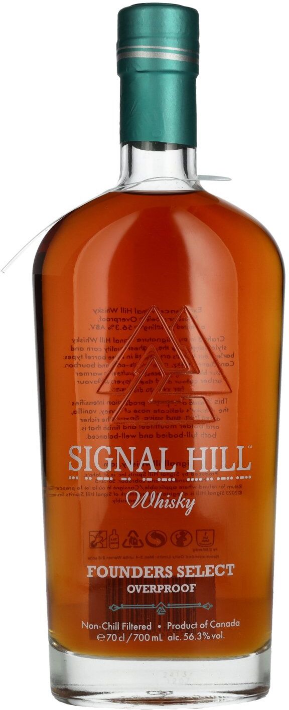 Signal Hill Founders Select Overproof Canadian Whisky 56,3% Vol. 0,7l