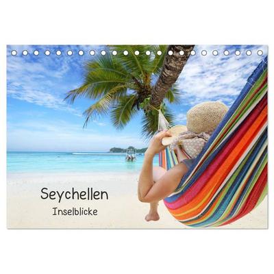 Seychellen Inselblicke (Tischkalender 2026 DIN A5 quer), CALVENDO Monatskalender