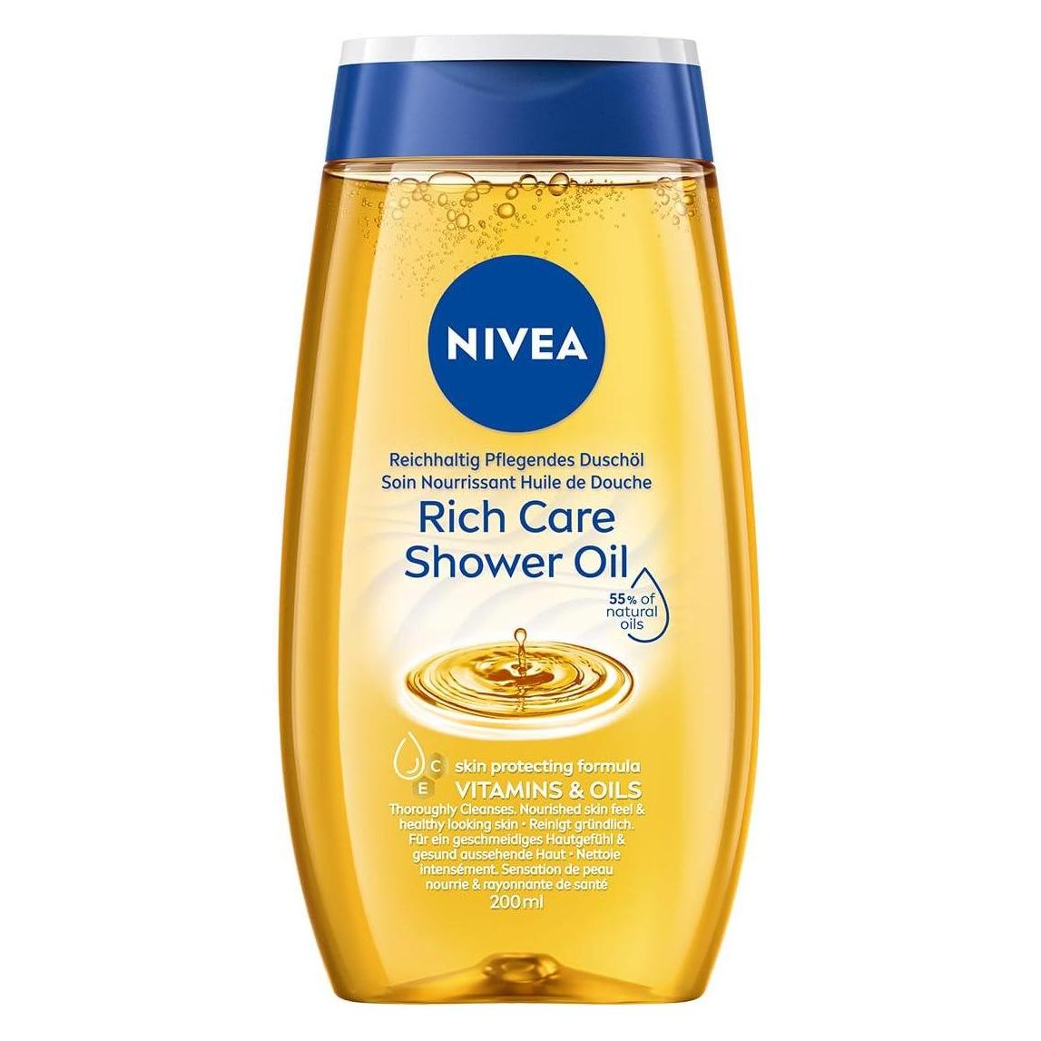 NIVEA SHOWER Oil p/p cream 200ml. 80828&amp (200 ml) (4005808125203)