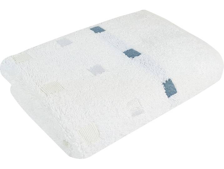 Badetuch FRAMSOHN FROTTIER Quattro Duschtuch , weiss (weiß, weiß), B:80cm L:160cm, Walkfrottier, Obermaterial: 75% Baumwolle, 25% Viskose, Handtücher, Badetuch, natürliche, Buchenholzfaser, herstellt in Österreich