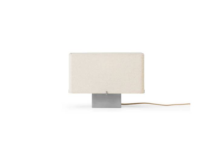 Audo Copenhagen Nonna Tischleuchte 24 cm Gebürstetes Aluminium–Sand