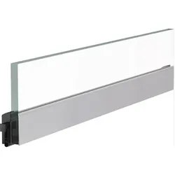 Athmer, Türdichtung, Türdichtung Schall-Ex GSA 1-seitig Länge 1208 mm Aluminium silberfarben eloxiert Glastüren links...