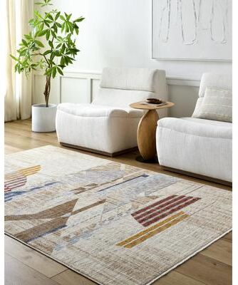 Livabliss Modern & Contemporary Usonia Geometric Area Rug