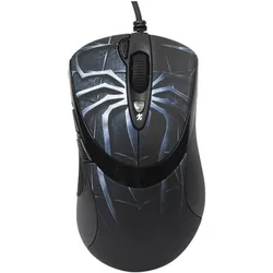 A4Tech EVO XGame Laser Oscar X747 Blue Fire (Kabelgebunden), Maus, Schwarz, Blau