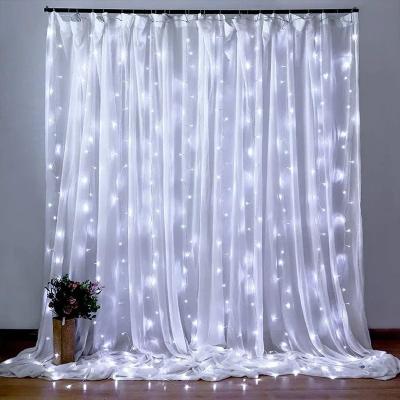 Uplift Picks GlowCascade LED Curtain Lights 3M 4M 6M USB Fairy Lights With Remote white 4x3 M