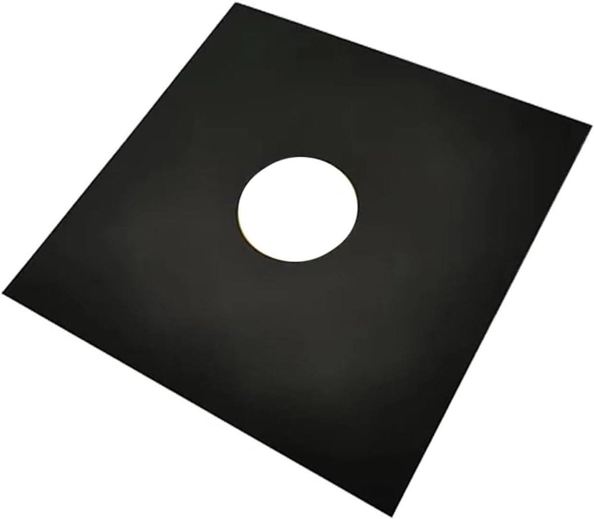 10 stuks Antistatische Vinylplaten Binnenhoezen van Zwart Kraftpapier voor LP Bescherming