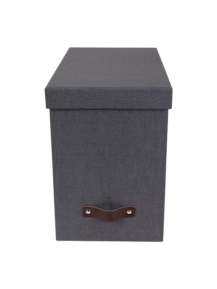 BIGsoBox Hängemappenbox "Johan" in Schwarz - DIN A4 - onesize
