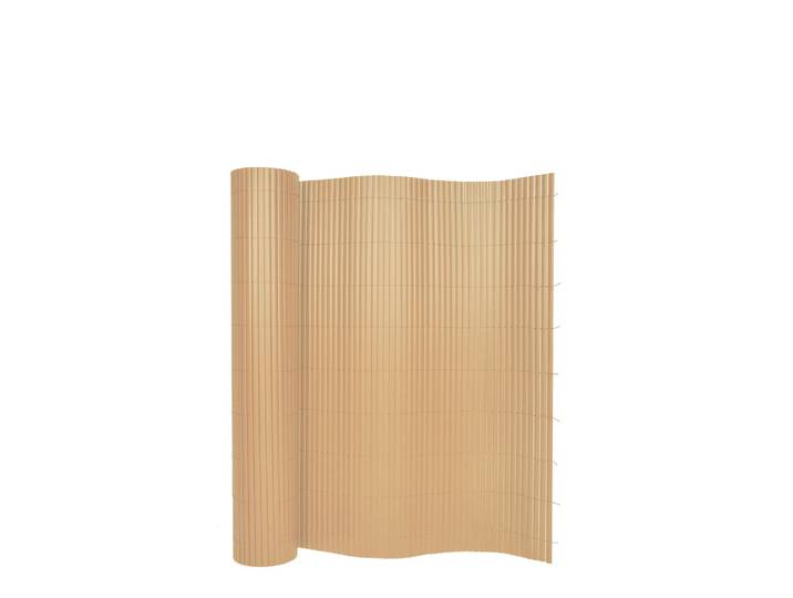 Sichtschutzmatte PVC 400 x 100 cm Bambusoptik
