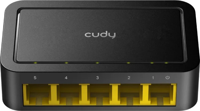 CUDY 5-Port 10/100 Mbps Desktop-Switch