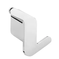 Brillantbad BORGANIC Doppelkleiderhaken Edelstahl poliert 68x58x39 mm für Bad & Küche >> zum Bohren