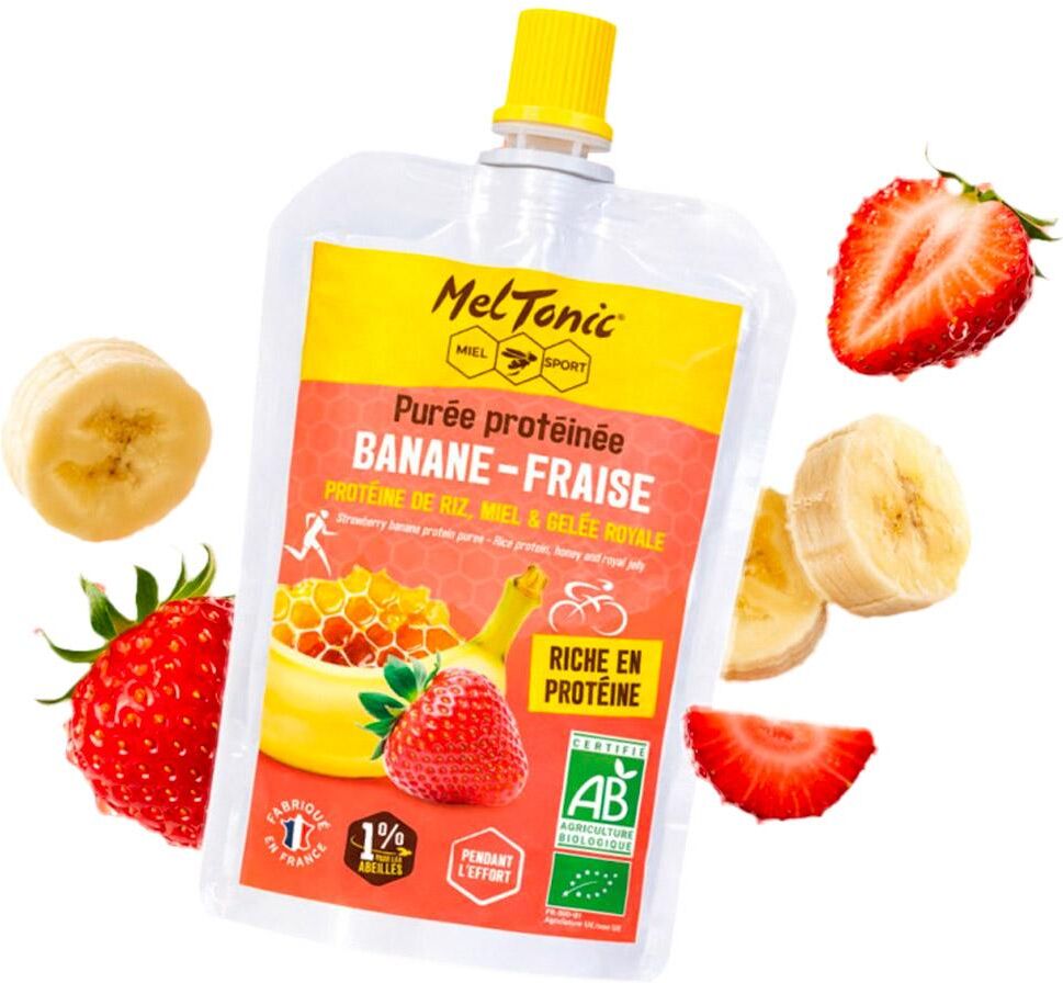 Meltonic  - Puree Proteinee Bio Banane Fraise - Purée