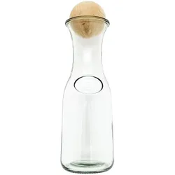 Rustikale Glas-Karaffe mit oder ohne Zirben-Kugel V-40.G-104