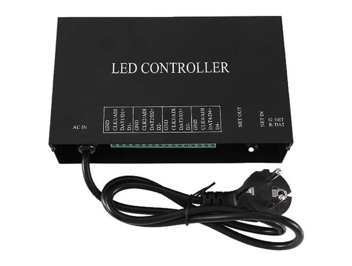 Peukerty H802RA 4 Ports (4096 Pixel) Artnet Controller Artnet Controller WS2801 WS2811 Artnet Pixel Controller für LED-Licht