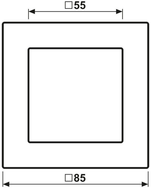 Jung Cadre simple A 550 A5581BFWWM (A5581BFWWM)