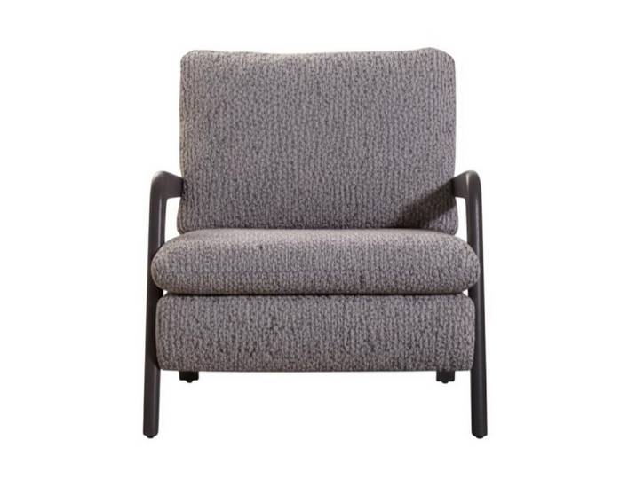 JVmoebel Sessel Premium Sessel Metallrahmen Modernes Interieur Graue Weiches Kopfteil (1-St)