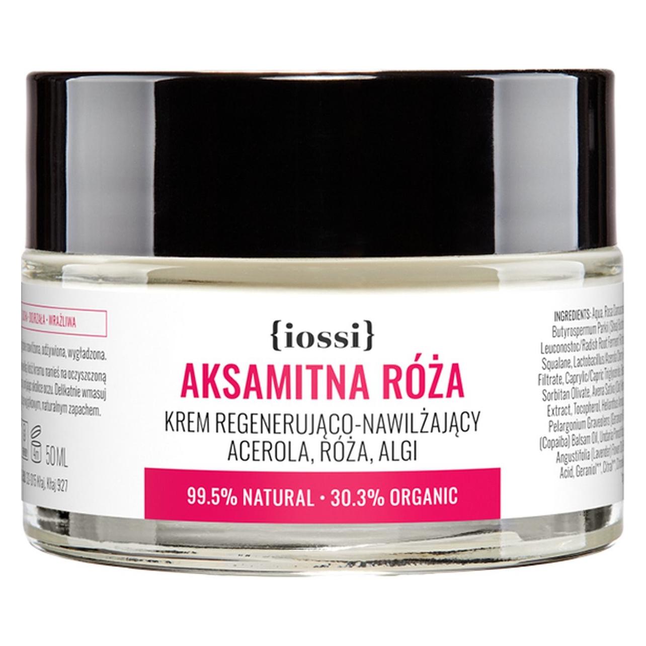 Iossi Velvet Rose Face Cream Regenerating Moisturizing Acerola. Rose. Algae 50Ml (50 ml, 24h Creme) (5907222501016)