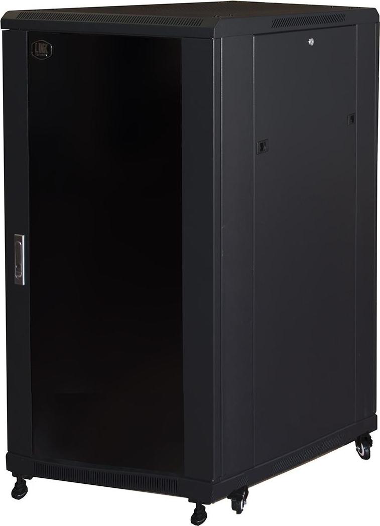 LINK LK1922U68N, Freistehendes Gestell, 22U, Schwarz