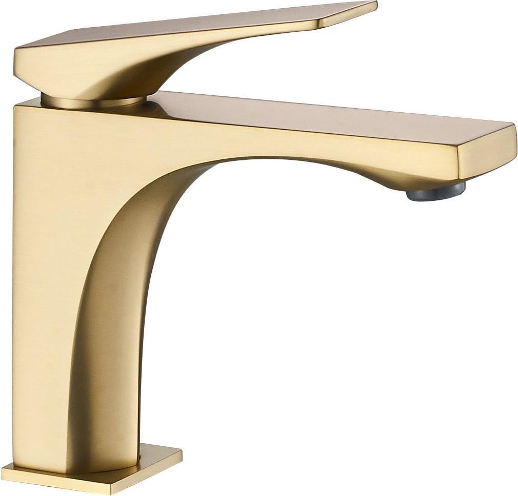 Rea Wastafelkraan Premium Joe Brush Gold Low