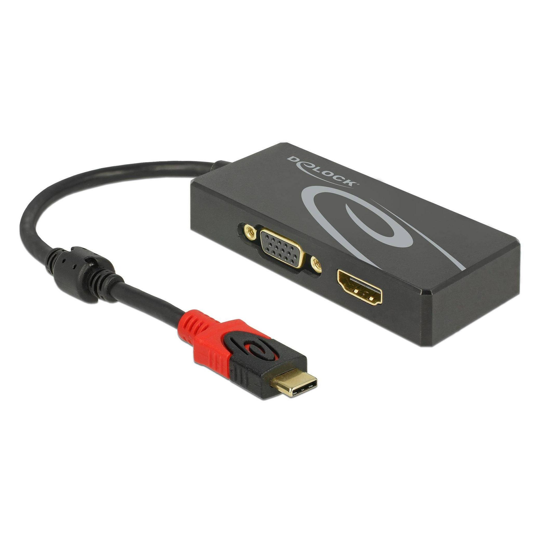 Delock USB-C zu (HDMI, VGA) (87730)