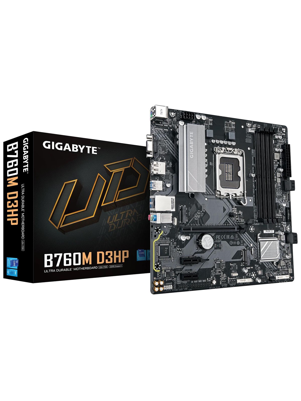 GIGABYTE B760M D3HP Mainboard - Intel B760 - Intel LGA1700 - DDR5 RAM - Micro-ATX