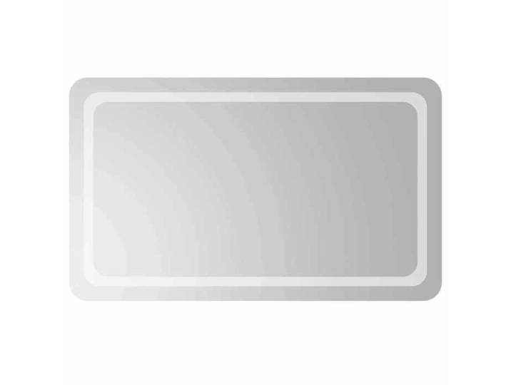 NEUF Accessoire salle de bain - Miroir de salle de bain LED avec miroir - Transparent - 100 x 60 cm 795201
