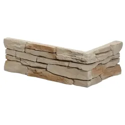 Stones Puerto Ecke beige 11x31x17 cm Relief RPUERTOBE