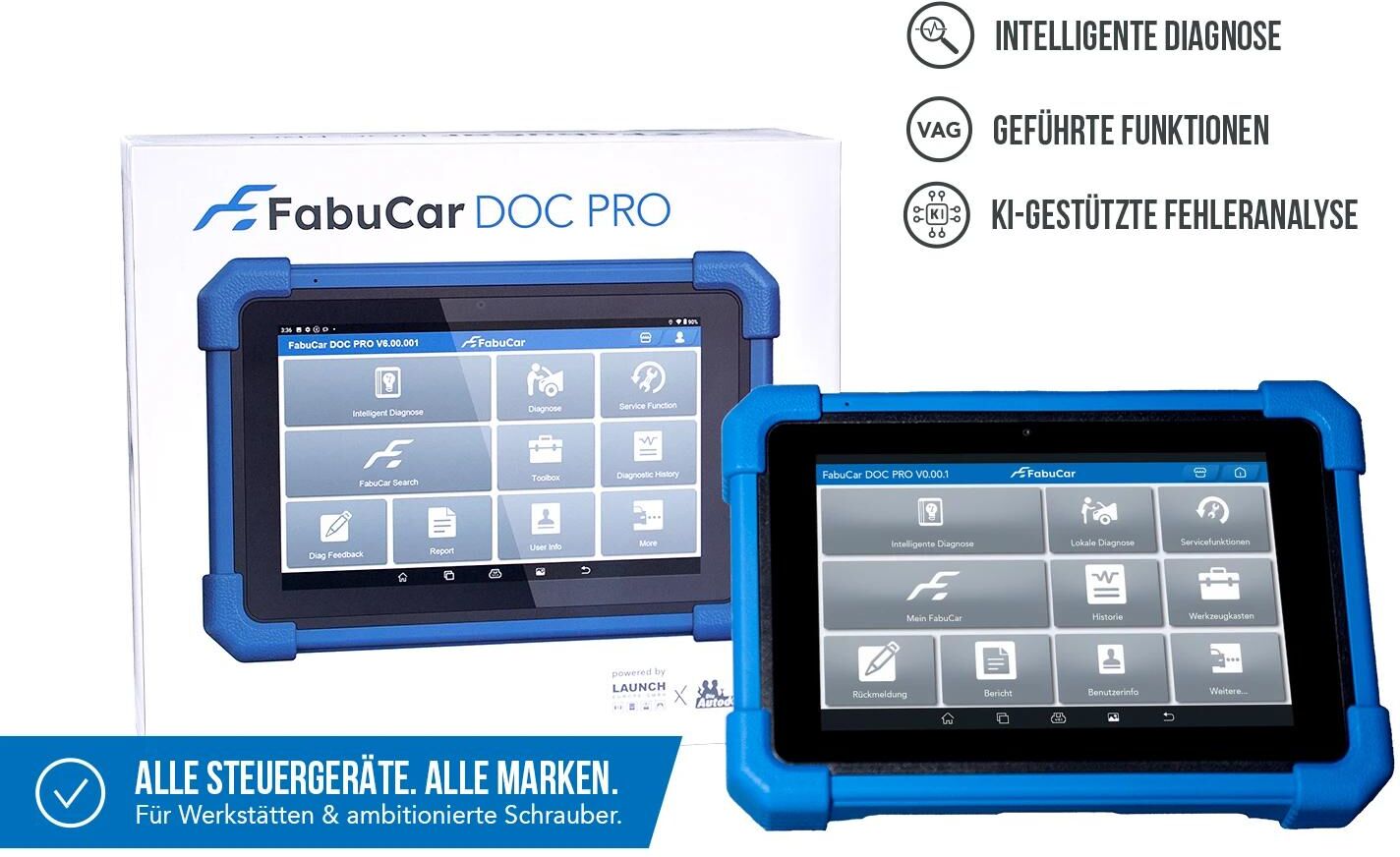 Fabucar Eigendiagnose-Gerät Doc Pro – Professionelles Kfz-Diagnosegerät Le-Fcdocpro-1