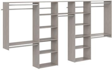 Easy Track 12 Ft. W. Basic Shared Laminate Closet Kit