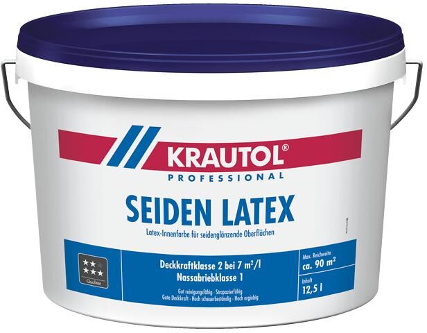 KRAUTOL Seiden Latex weiß, 75 x auch Tönbasis, 5 l auf Palette