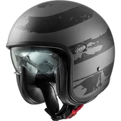 Premier Vintage US, Jethelm - Matt Dunkelgrau/Schwarz - L