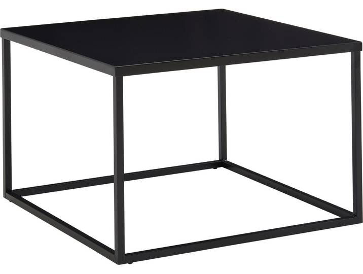 Couchtisch \ Cixi\ aus Kompletter Tisch: lackierter Stahl in Schwarz. Abmessungen (B/H/T) 60x40x60 cm
