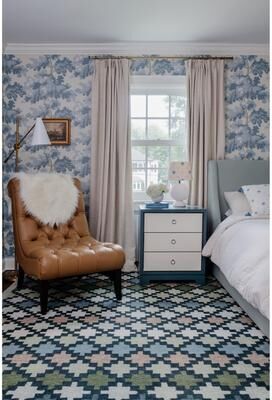 Erin Gates by Momeni Abbott Diamond Trellis Hand Tufted Wool Area Rug