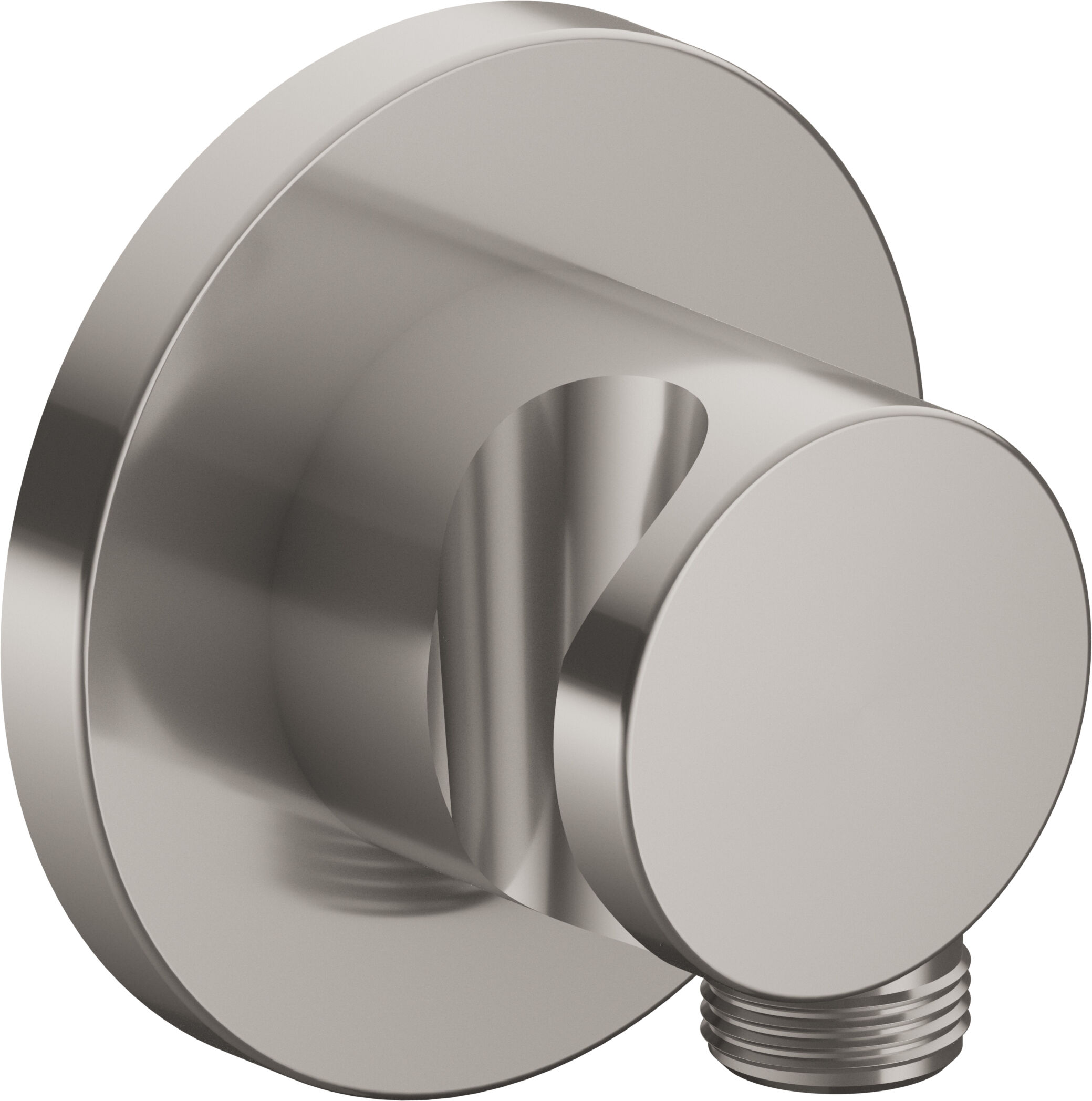 Keuco Raccord de tuyau Ixmo 59592050001 nickel brossé, avec support de douche, rond
