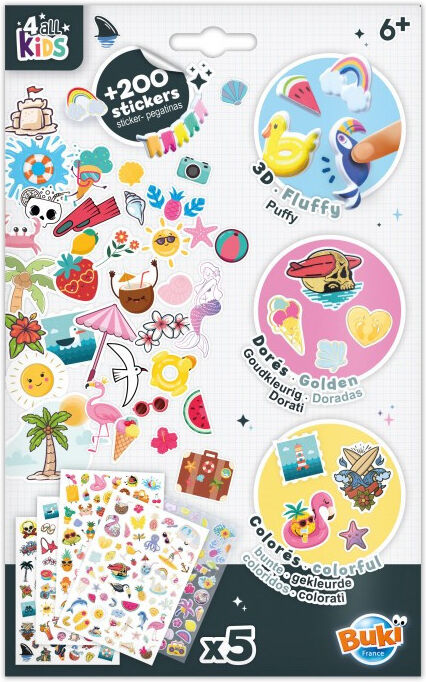 Buki France Pochette stickers Summer - BUKI