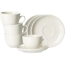 Ritzenhoff & Breker, Tasse, Casablanca Kaffeetassen mit Untertassen (200 ml, 8x)