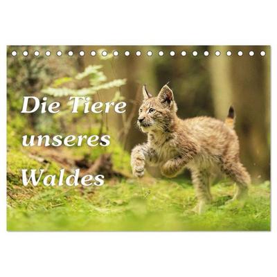 Die Tiere unseres Waldes (Tischkalender 2027 DIN A5 quer), CALVENDO Monatskalender