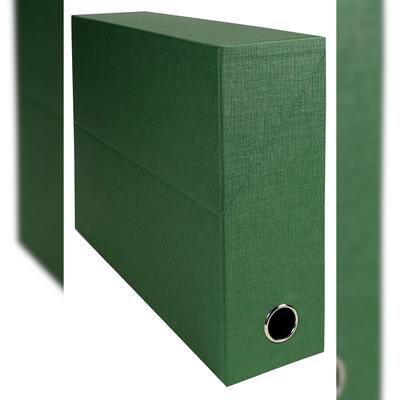 Exacompta 89523E 5x Transferbox Rücken 90mm gerilltes Papier - Grün