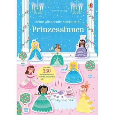 Meine glitzernde Stickerwelt: Prinzessinnen, Taschenbuch von Kirsteen Robson, Usborne, 978-1-78941-382-3