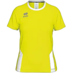 Errea, Damen, Sportshirt, Remy (M), Weiss, Gelb