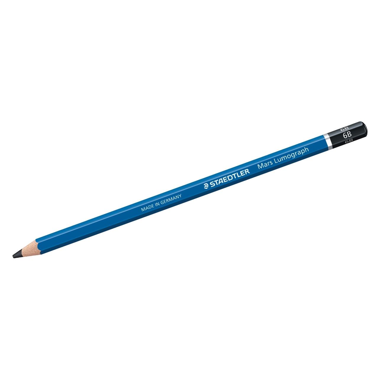 Staedtler Mars Lumograph 6B, 6B, Blue, 1 pc(s) (2 mm, 6B, 1x) (100-6B)