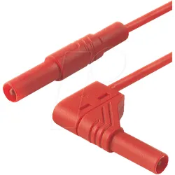 MLS WG 200 RT - Messleitung, 1,0 mm2, 2,0 m, rot, gesichert