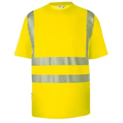 Warnschutz T-Shirt 180g/m2 "REFLECTIQ" UV-Schutz - M - warngelb