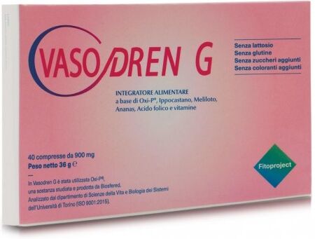 Fitoproject Vasodren G 40cpr 500mg